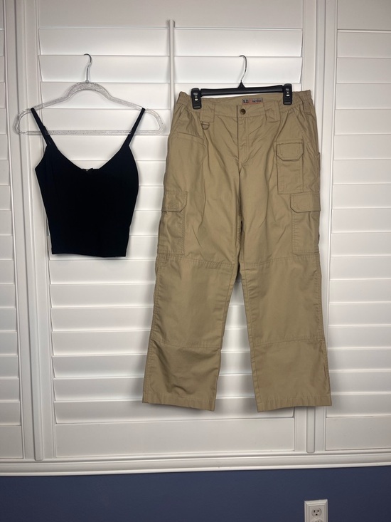 5.11 Tactical Pants - 5.11 Tactical women’s Tan Cargo Pants size 12 Utility outdoors streetwear